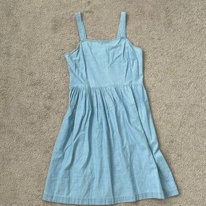 J. Crew Chambray Denim Dress